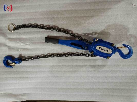 Polipasto de cadena profesional con asa y carga nominal de 5-90KN para posicionamiento de carga independiente de energía y de precisión en equipos eléctricos