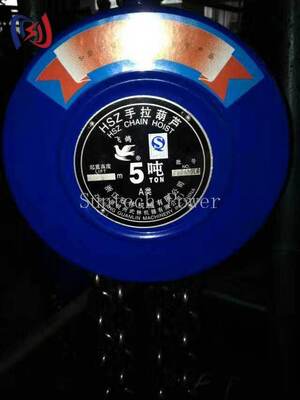 Polipasto de cadena manual profesional para elevación de cargas pesadas en construcción eléctrica con carga nominal de 5-200KN