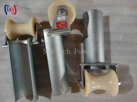 Roller de protección de entrada de cable profesional de la serie D Previene el daño de la chaqueta del cable Reduce la fricción de tracción Construcción duradera