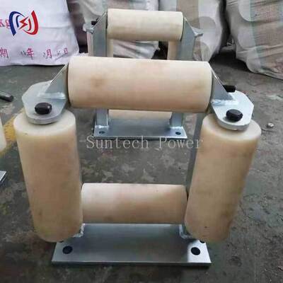 Roller de cable enmarcado de 20KN: 180 mm de trabajo pesado tirando bajo tierra