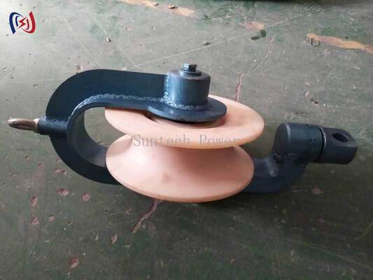 Bloque de alambre de retención: Bloque de cuerda de conductor antilevantamiento de trabajo pesado (10-40KN)