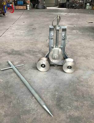 Bloque de puesta a tierra de cobre 100A para construcción de líneas de transmisión | Dispositivo de puesta a tierra de baja resistencia de 50 mm