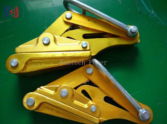 10-30KN carga nominal de aleación de aluminio Come Along Clamp con 15-39mm Max abierto para la cadena de la línea de transmisión
