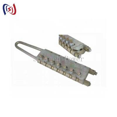 Pinza de cuerda de acero antitorsión tipo perno, abrazadera de 20-100KN para tendido de líneas de transmisión con diámetro de 7-24mm