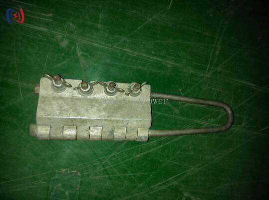 Pinza de cuerda de acero antitorsión tipo perno, abrazadera de 20-100KN para tendido de líneas de transmisión con diámetro de 7-24mm