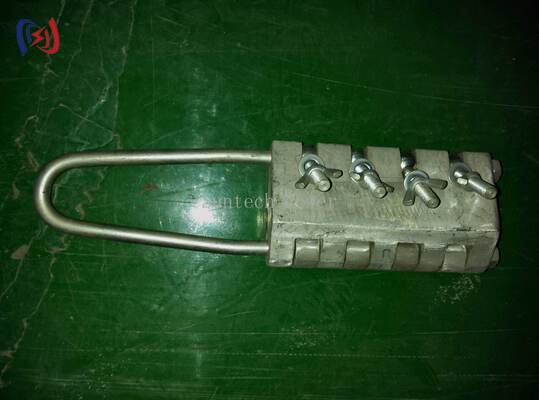 Pinza de cuerda de acero antitorsión tipo perno, abrazadera de 20-100KN para tendido de líneas de transmisión con diámetro de 7-24mm