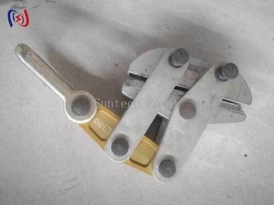 Agarrador de cuerda de acero anti-torsión Come Along Clamp 50-200KN para la cadena de línea de transmisión de 11-30mm