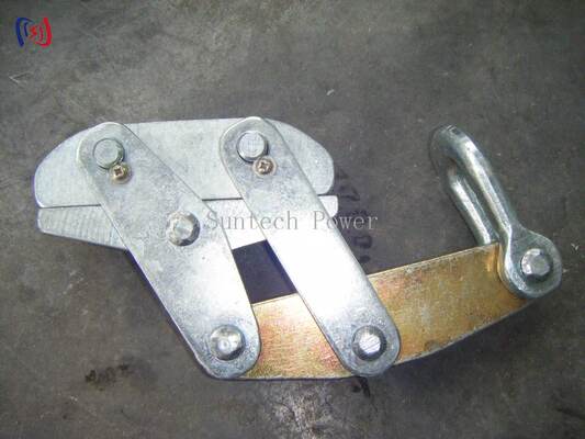 Agarrador de cuerda de acero anti-torsión Come Along Clamp 50-200KN para la cadena de línea de transmisión de 11-30mm