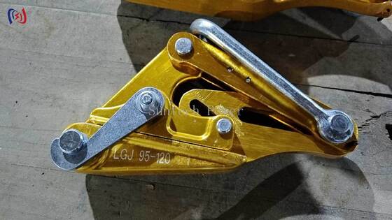 Clampada de aleación de aluminio Come Along con carga nominal de 7-80KN y 14-48mm Max abierto para la cadena de la línea de transmisión