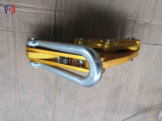 Abrazadera de aleación de aluminio de 16-18 mm con carga nominal de 7-80 kN para tendido de líneas de transmisión