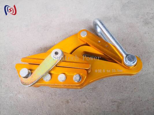 Clampada de aleación de aluminio Come Along con carga nominal de 7-80KN y 14-48mm Max abierto para la cadena de la línea de transmisión