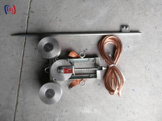 Bloque de conexión a tierra de conductores de 50 mm de diámetro inferior para eliminación de electricidad inducida con corriente máxima de 100 A