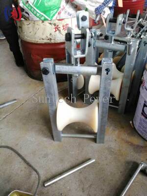 Bloque de cuerda de cable aéreo con tamaño de malla de 120x130 mm y carga nominal de 5KN para conductor ABC agrupado