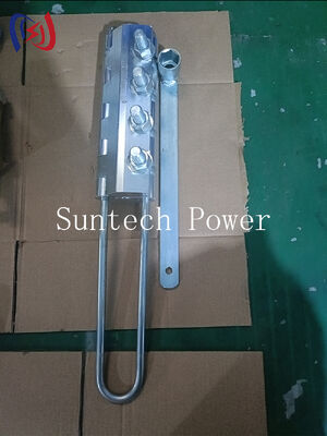 Tipo de perno anti-torsión agarre de cuerda de acero Come Along Clamp con carga nominal de 20-100KN para cuerdas de 7-24 mm de diámetro