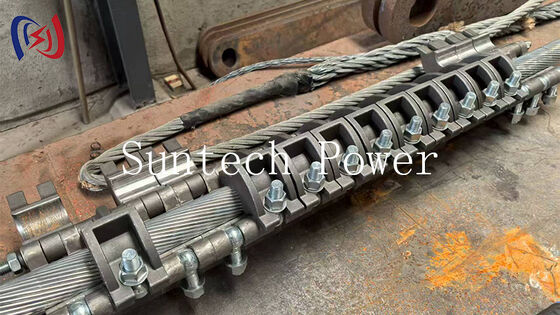 Grapa para conductor de pinza de tracción multisección con carga nominal de 90-150KN y par de apriete de 150N.m