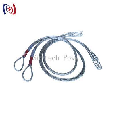 Enlaces de la malla de cable con carga nominal de 10-30KN y agarre uniforme de 360° para terminaciones de líneas de transmisión con recubrimiento galvanizado en caliente