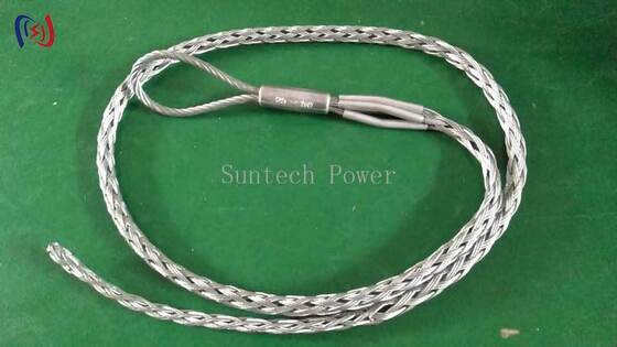 Enlaces de la malla de cable con carga nominal de 10-30KN y agarre uniforme de 360° para terminaciones de líneas de transmisión con recubrimiento galvanizado en caliente