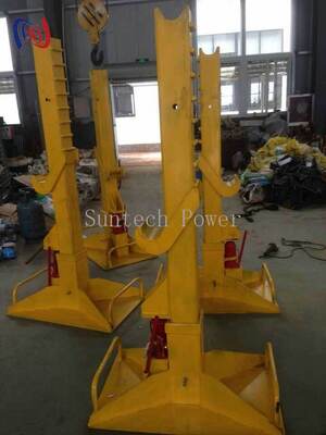 Capacidad de carga del tambor del conductor hidráulico SI-30 300KN 5000mm Capacidad del carrete del cable