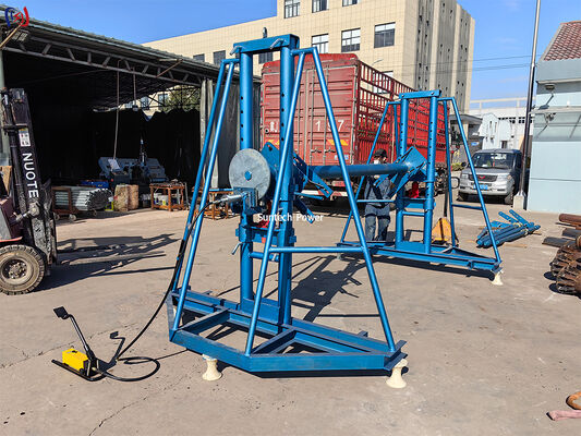 Capacidad de carga del tambor del conductor hidráulico SI-30 300KN 5000mm Capacidad del carrete del cable