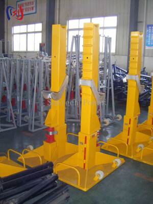 Capacidad de carga del tambor del conductor hidráulico SI-30 300KN 5000mm Capacidad del carrete del cable