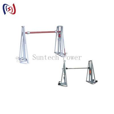 El soporte para bobinas de cable galvanizado 50-300KN carga 2400-5000mm soporte para tambores de conductor