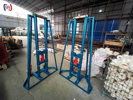 El soporte para bobinas de cable galvanizado 50-300KN carga 2400-5000mm soporte para tambores de conductor