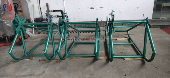 Soporte de Carrete de Cable de Acero Galvanizado de Alta Resistencia Soporte de Tambor Conductor Rodamiento Sellado