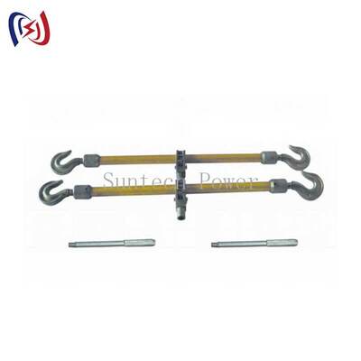 Tensores de doble gancho de aluminio 10-50KN Herramientas de tendido de conductores anodizados
