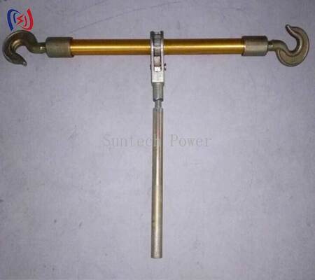 Tensores de doble gancho de aluminio 10-50KN Herramientas de tendido de conductores anodizados