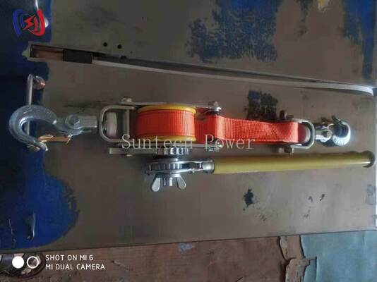 Tensor Aislado con Carga Nominal de 10-20KN, Correa de Cinta Aislada y Ajuste sin Herramientas para Trabajos en Línea Viva