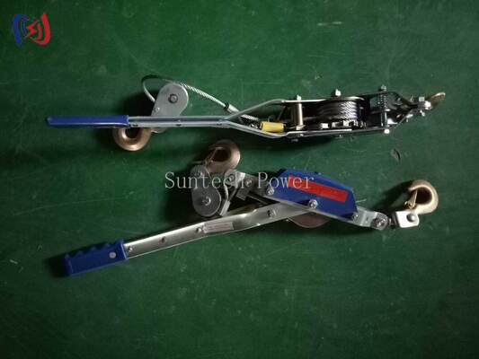 Polipasto de trinquete con palanca de 10-40KN con trinquete accionado por palanca y sistema de frenado automático para construcción de líneas eléctricas