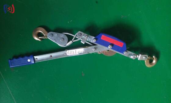 Polipasto de trinquete con palanca de 10-40KN con trinquete accionado por palanca y sistema de frenado automático para construcción de líneas eléctricas