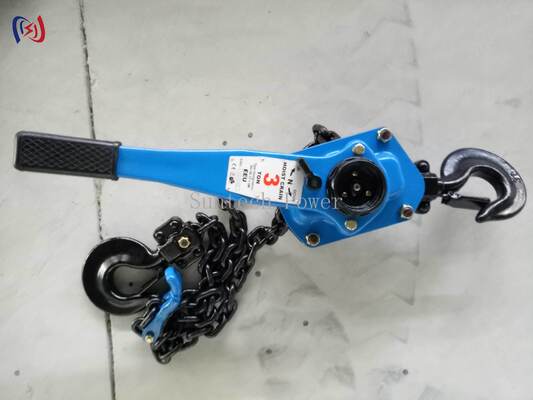 Polipasto de Cadena de Servicio Pesado 5-90KN Bloque de Cadena Manual con Freno Automático para Instalación de Líneas Eléctricas