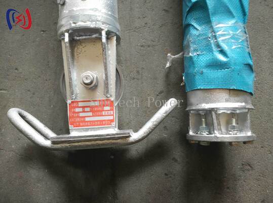 Polipasto de cadena manual de 5-200KN de carga nominal con operación de cadena manual y acabado zincado para construcción de líneas eléctricas