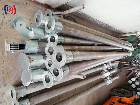 Polvo de ginebra tubular en forma de A 120x7mm 6-13m Herramientas de erección de torres recubiertas de corrosión