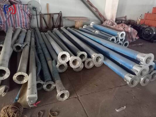 Polvo de ginebra tubular en forma de A 120x7mm 6-13m Herramientas de erección de torres recubiertas de corrosión