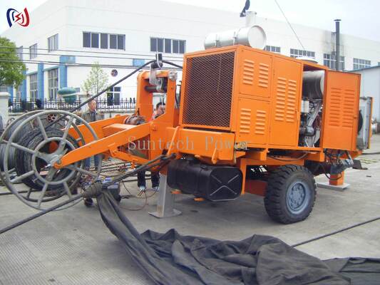90KN Hydraulic Puller Tensioner 4300KG Hydraulic Cable Tensioner for Overhead Line Stringing