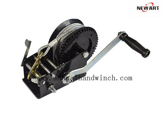 Torno manual negro de la manivela del barco 2500lbs del poder