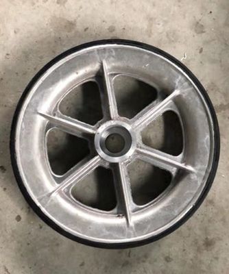 Bloques de tendido de conductores revestidos de goma con polea de aluminio