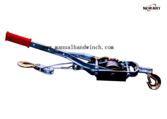 El doble del engranaje de la chamusquina engancha el pequeño tirador fácil del cable del torno de la mano de la operación, cuatro Ton Hand Winch Puller