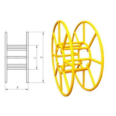 soportes del carrete de alambre 70Kg