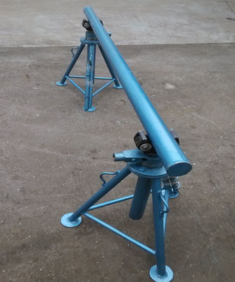 Soporte simple mecánico galvanizado del carrete del tambor de cable de la cuerda de alambre