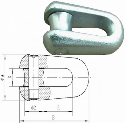 El conector anti rígido de la cuerda de alambre de la torsión 250KN fijó las juntas para Wire experimental