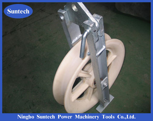 508mm 40KN solo alambre de nylon tirando de bloques Conductor encadenando bloques