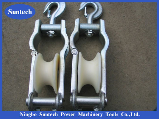 La rueda de nylon Crossarm montó al conductor Pulley Stringing Block