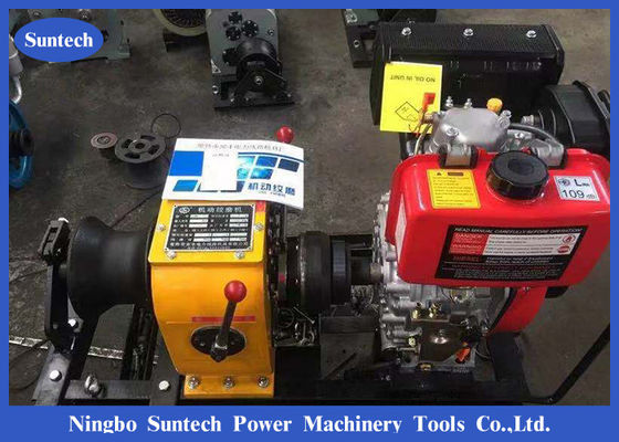 3 tirador de Ton Belt Drive 7m/Min High Speed Cable Winch, torno accionado del cable