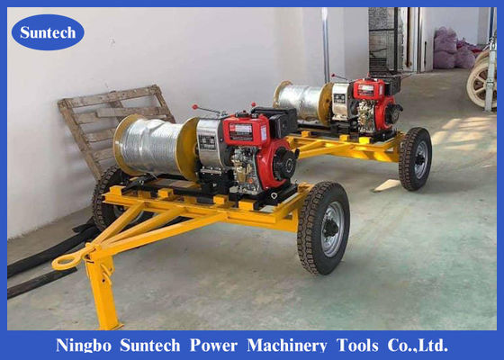Cuerda de alambre de motor diesel 5 Ton Winch Cable Puller