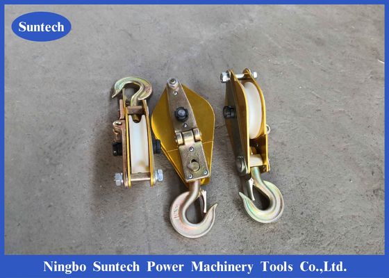 Levantamiento de los trastos aluminosos de la polea acanalada de Stringing Tools Nylon del conductor de la aleación