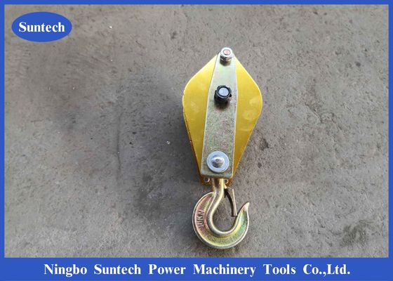 Levantamiento de los trastos aluminosos de la polea acanalada de Stringing Tools Nylon del conductor de la aleación