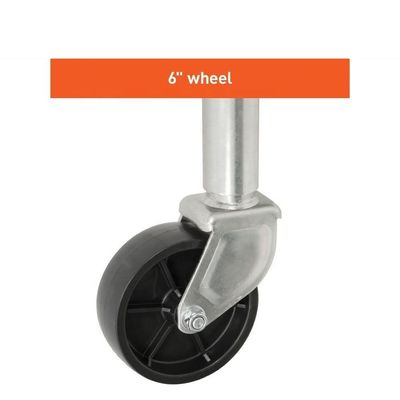 10" viaje 6" recambios del remolque de la rueda con la carga útil 1000lbs